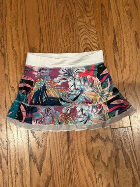 SOFIBELLA Wild Blooms Tennis Skort Size XS